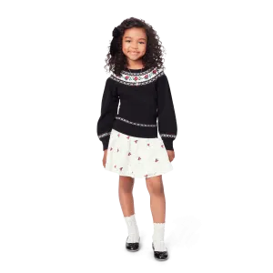 American Girl® x Janie and Jack Rose Fair Isle Sweater & Skirt Outfit for Girls