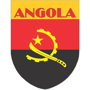 Angola Flag Shield Style