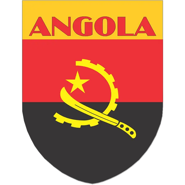 Angola Flag Shield Style