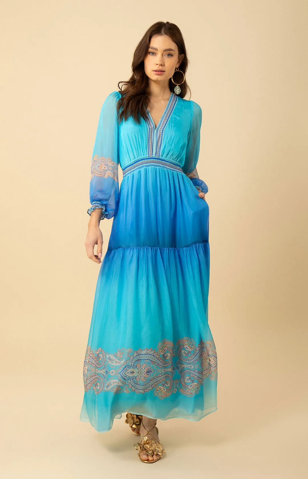 Ayla Chiffon Maxi Dress