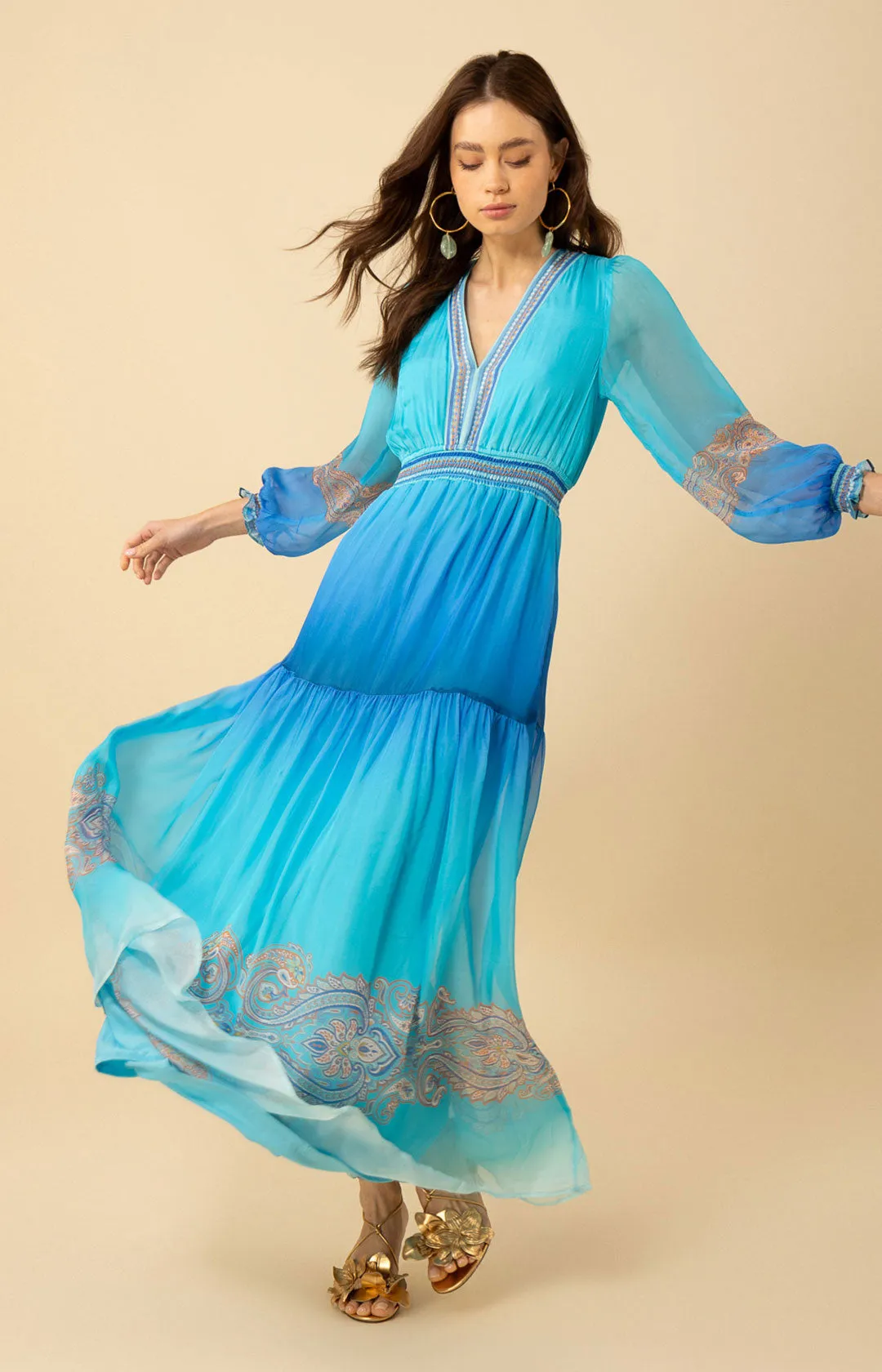 Ayla Chiffon Maxi Dress