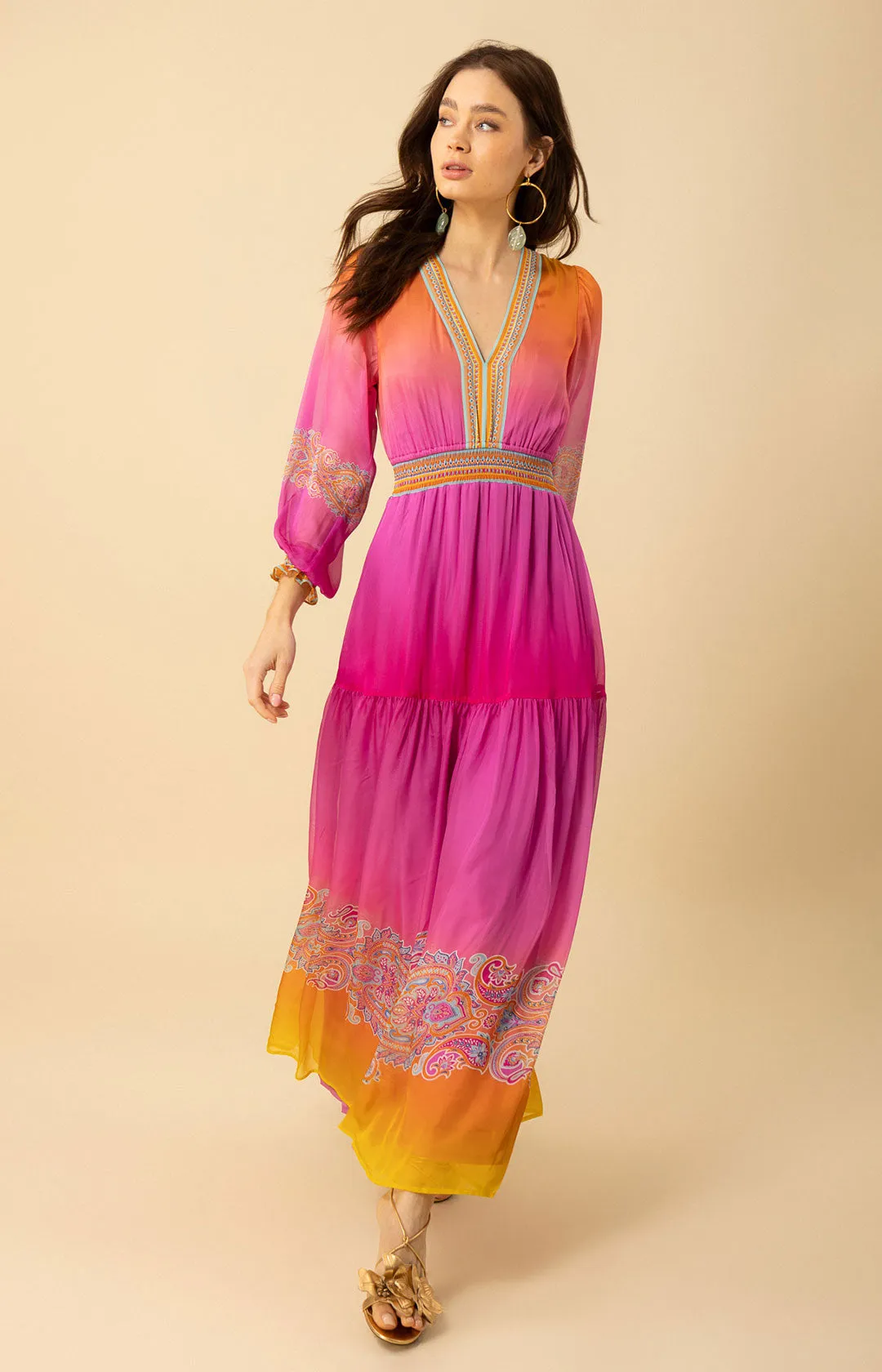 Ayla Chiffon Maxi Dress