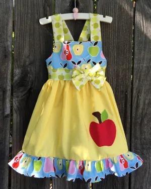 Back To School Apple Pear Dress