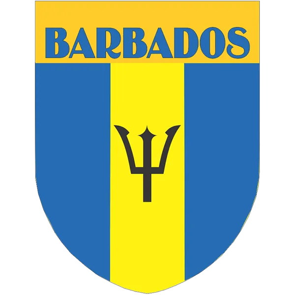 Barbados Flag Shield Style