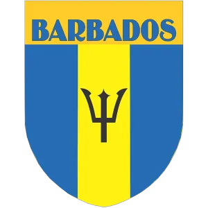 Barbados Flag Shield Style