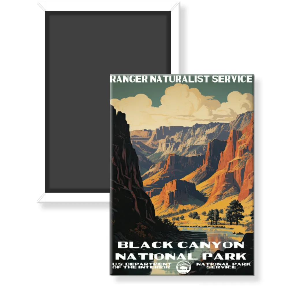 Black Canyon National Park WPA Magnet