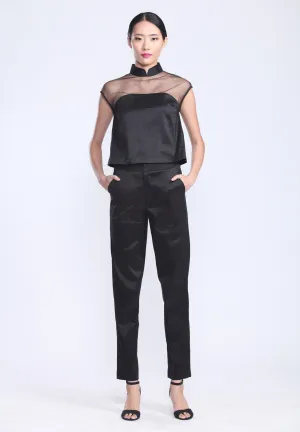 Black See-Through Top and Pants Set (PANTS ONLY)