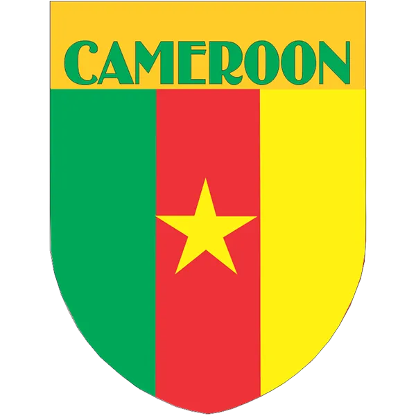 Cameroon Flag Shield Style