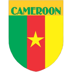 Cameroon Flag Shield Style