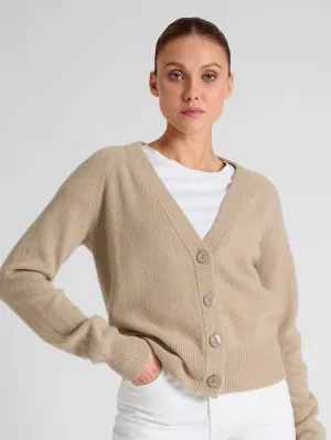 Cashmere cardigan "Eir" - sand