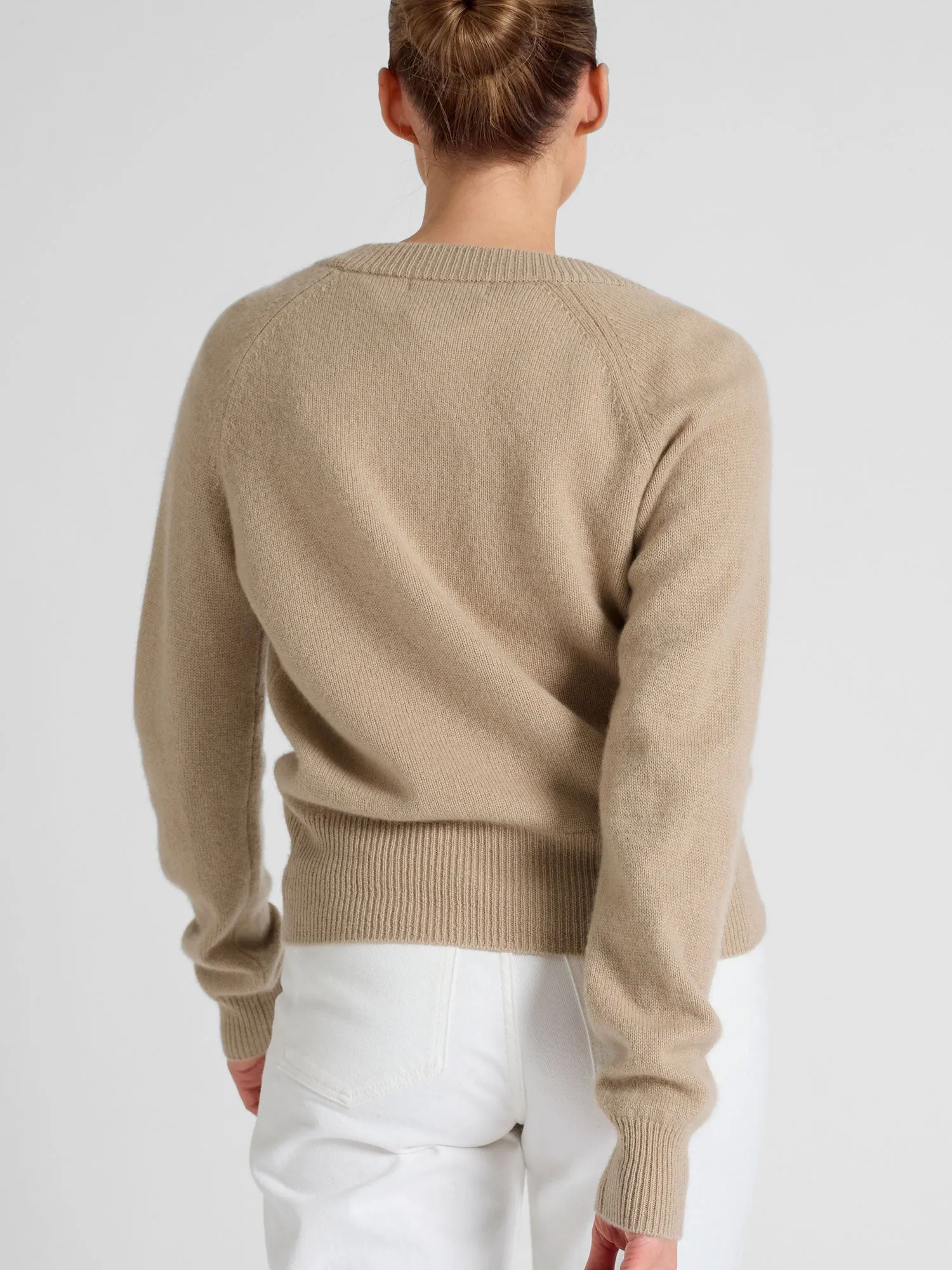 Cashmere cardigan "Eir" - sand