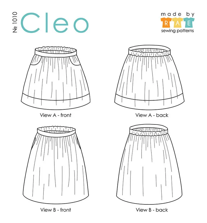 Cleo Skirt Pattern from Made by Rae