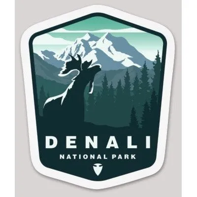 Denali National Park Die Cut Sticker