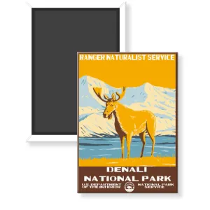 Denali National Park WPA Magnet