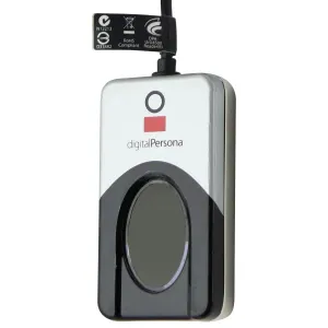 DigitalPersona U.are.U 4500 USB Fingerprint Reader - Black/Silver