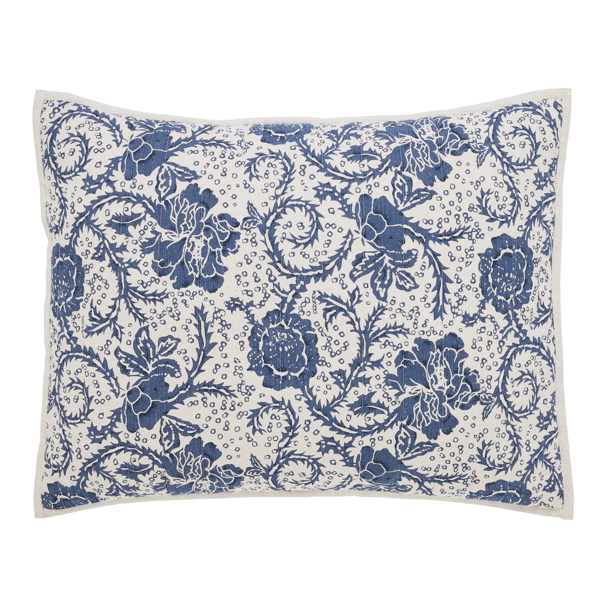 Dorset Navy Floral Quilted Coverlet Bundle