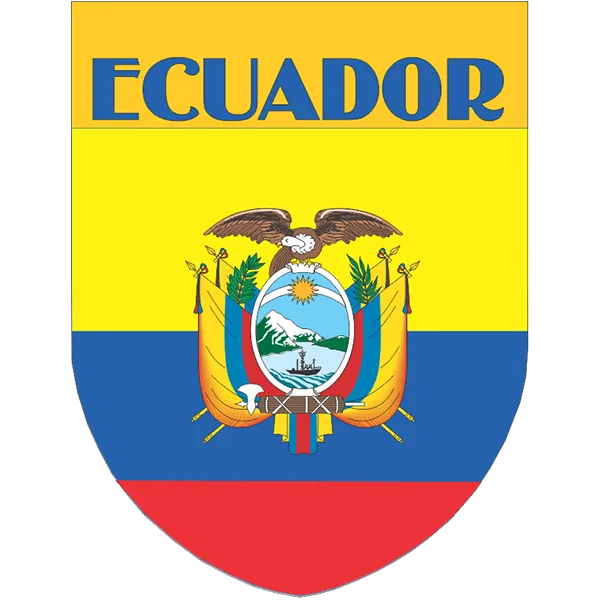 Ecuador Flag Shield Style