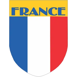 France Flag Shield Style