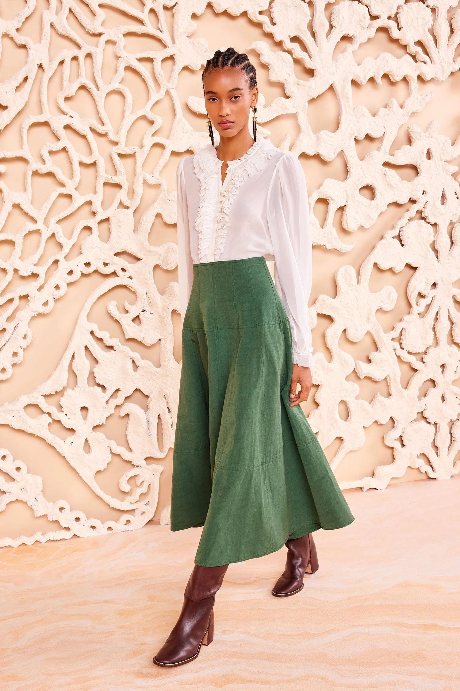 Francesca Skirt - Spruce