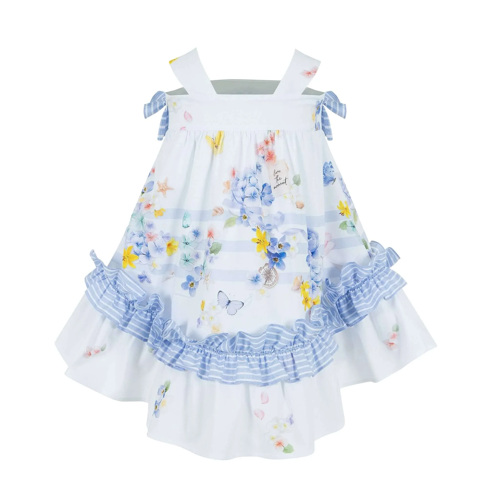 Girls White Daisy Dress