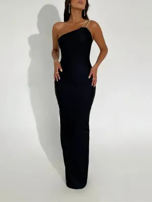 Hadley Off Shoulder Backless Maxi Dress