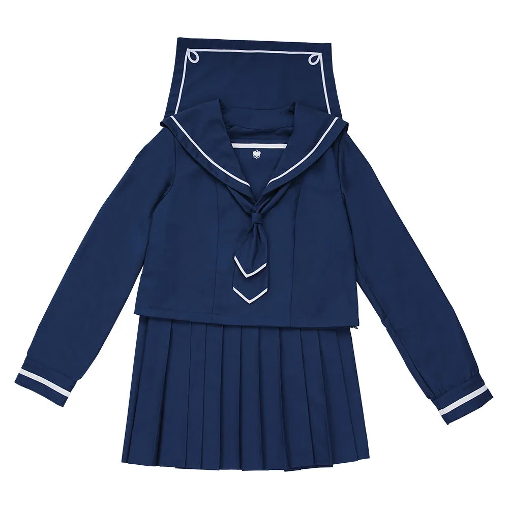 Houkago Teibou Nisshi/Diary of Our Days at the Breakwater Hina Tsurugi JK Uniform Sailor Suit Cosplay Costume