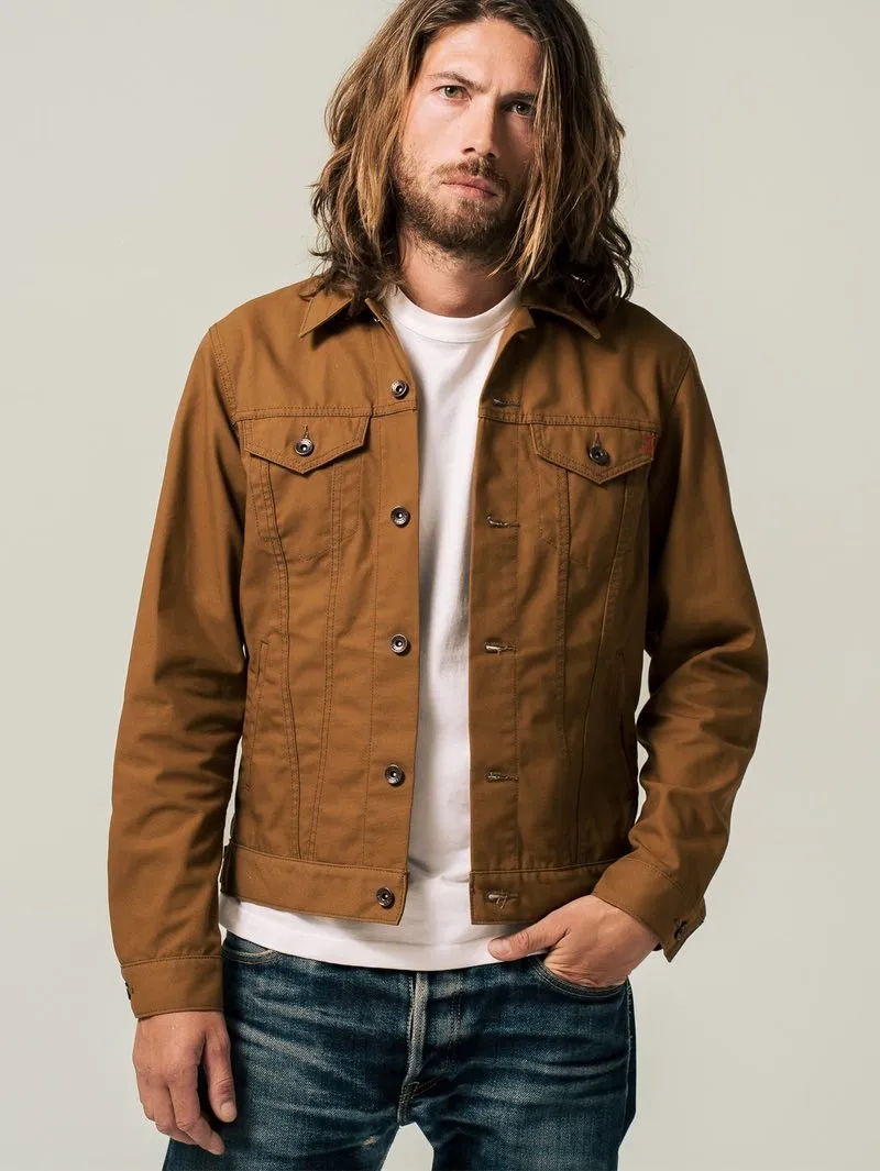 Iron Heart 10oz TC Duck Modified Type III Jacket - Brown