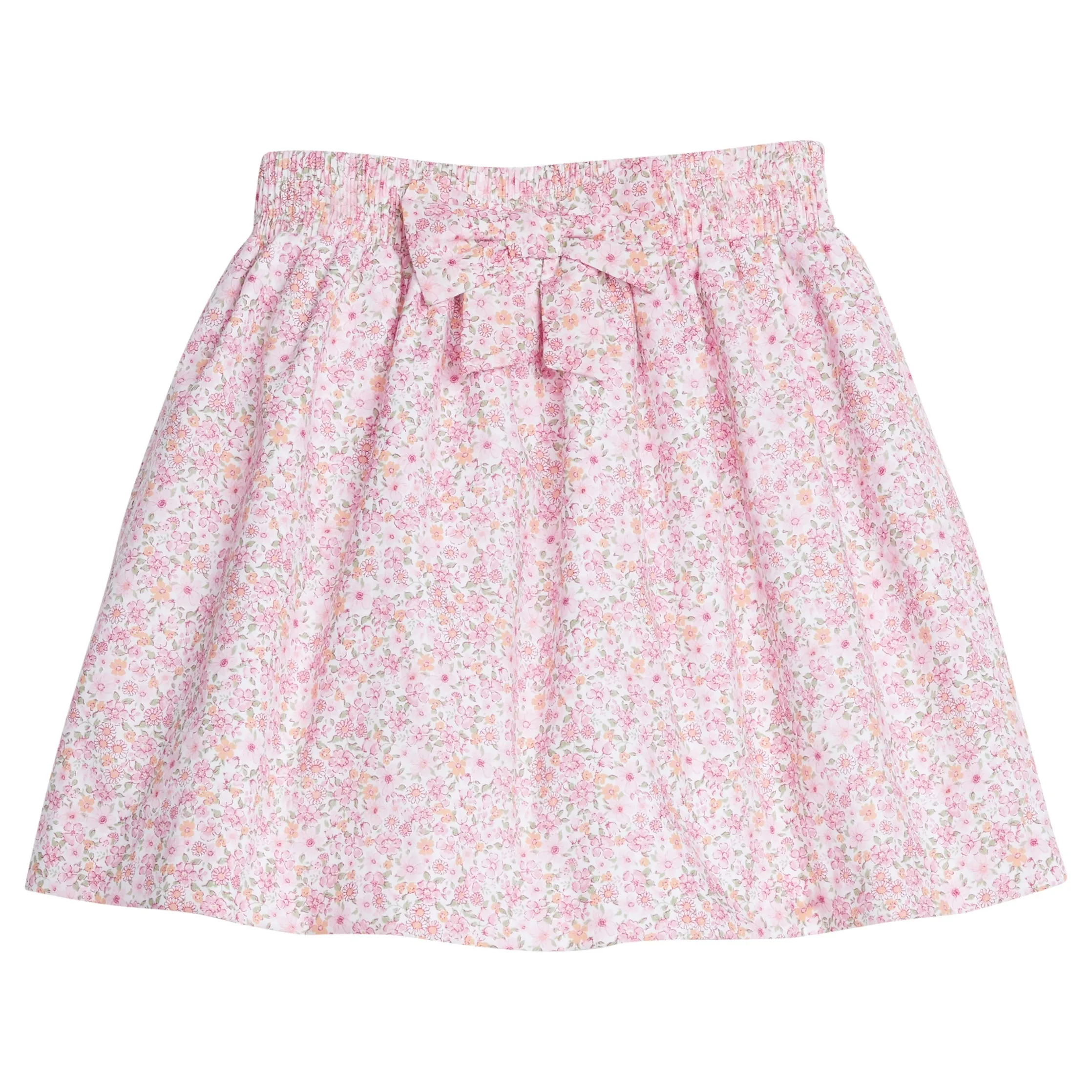 Little English Bow Smocked Skirt Oakleigh Floral 5109