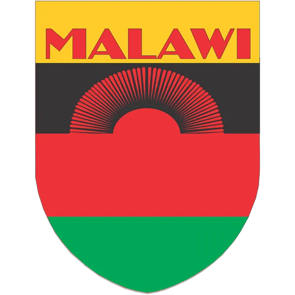 Malawi Flag Shield Style