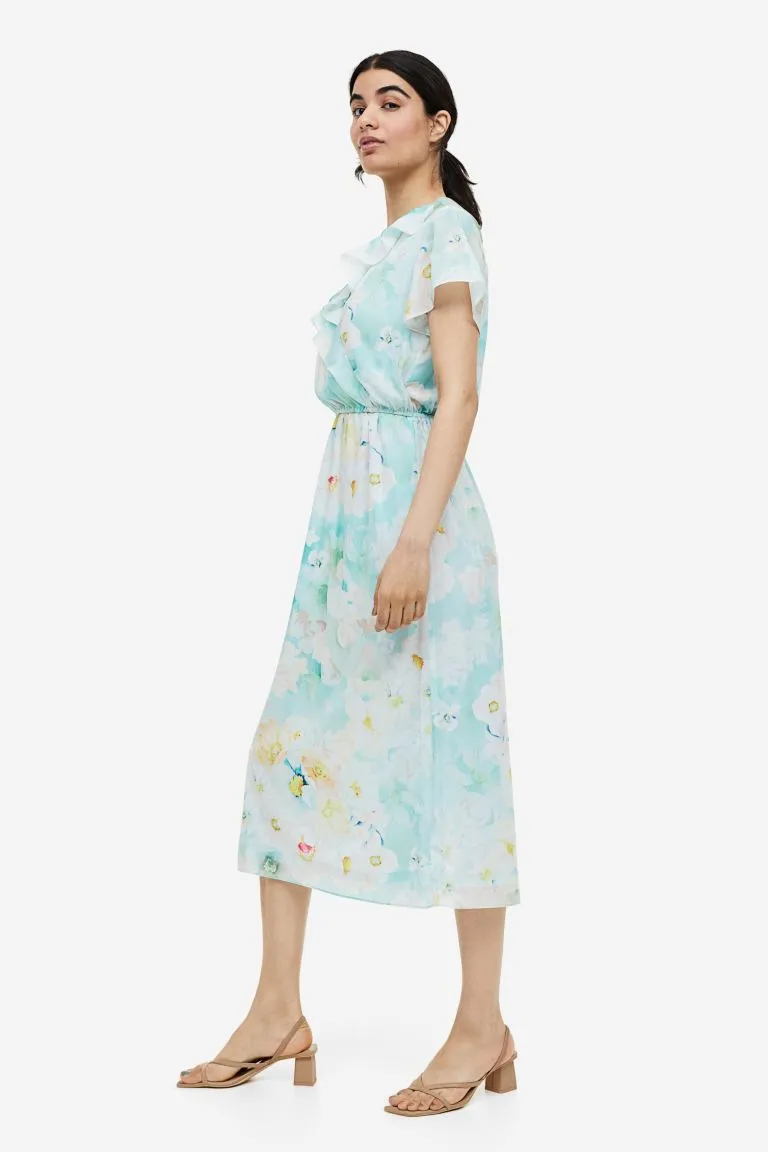 MAMA Chiffon nursing dress H&M