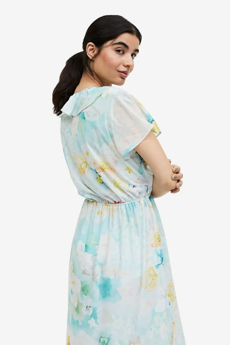 MAMA Chiffon nursing dress H&M