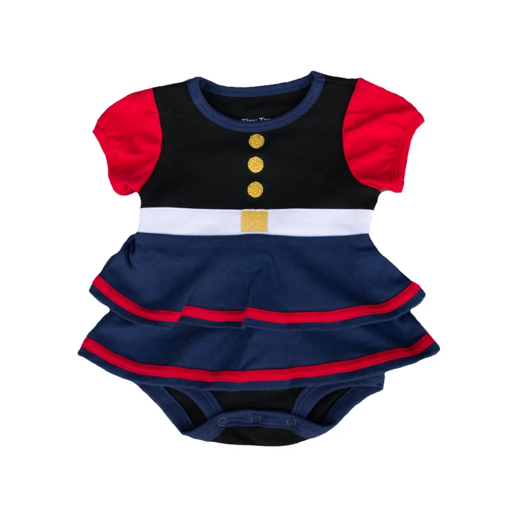 Marine Girl Baby Dress Blues