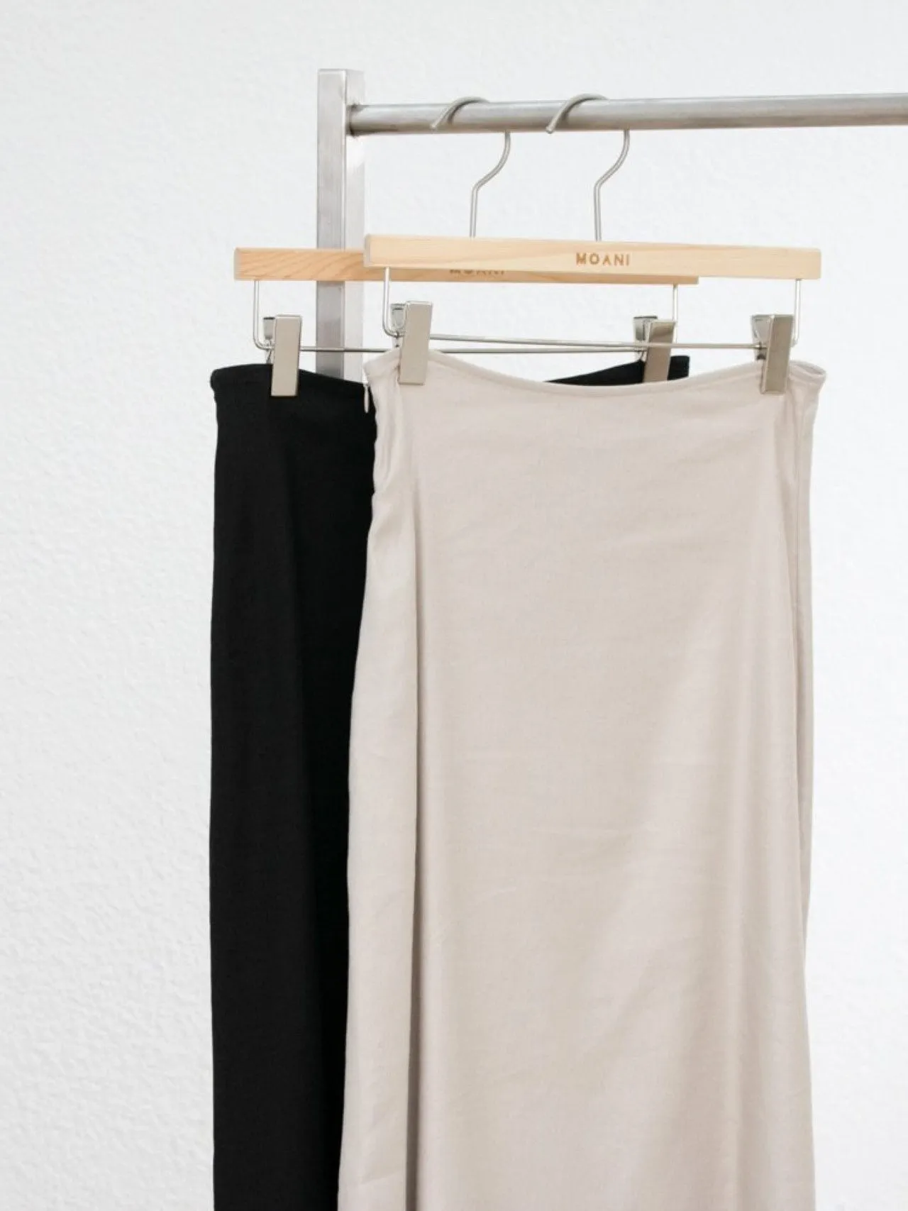 MAXI LINEN SKIRT WITH SIDE SLIT