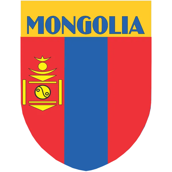 Mongolia Flag Shield Style