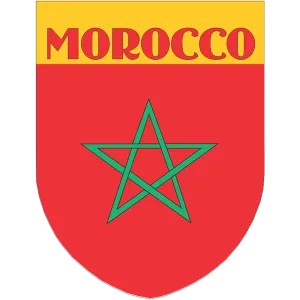 Morocco Flag Shield Style