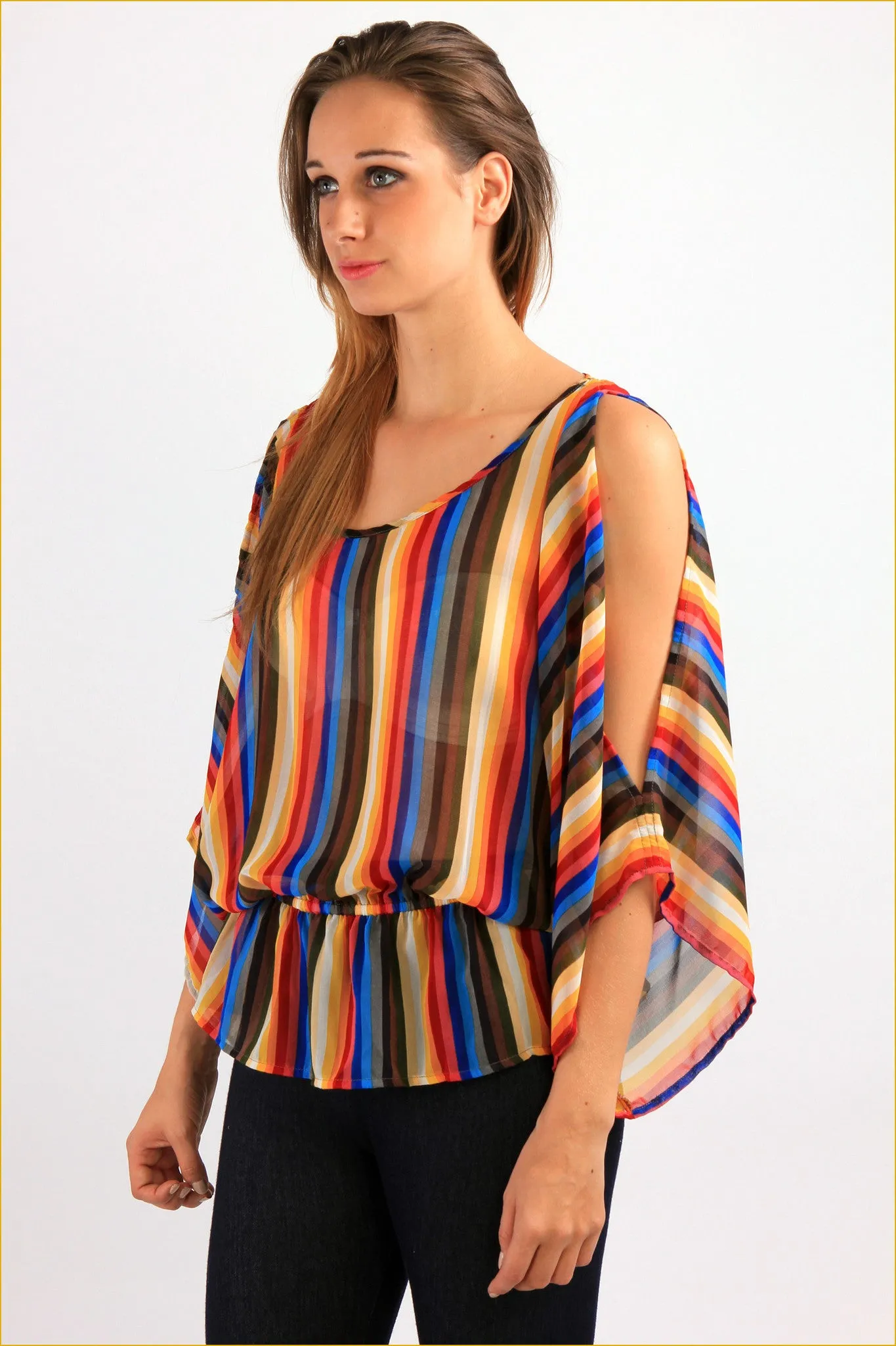 Multicolour Stripes Blouse