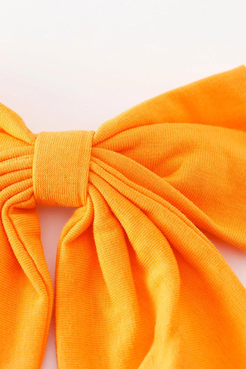 Orange hair sailor bow