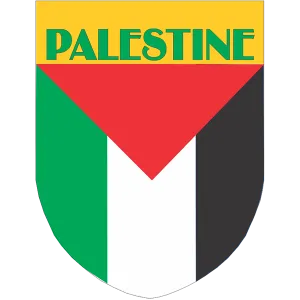 Palestine Flag Shield Style