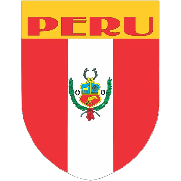 Peru Flag Shield Style