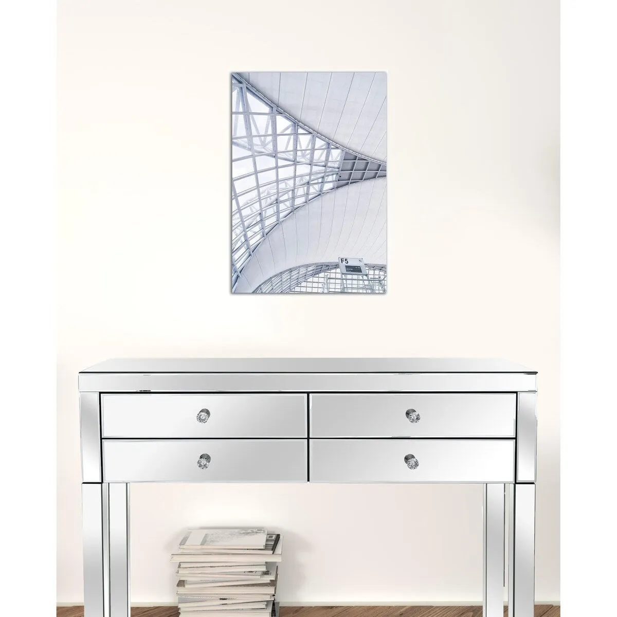 "Airport" Wrapped Canvas Print Wall Art