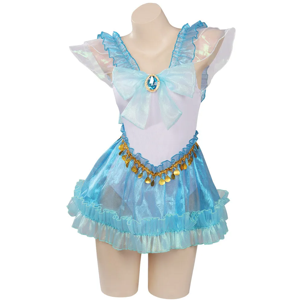 Sailor Moon：Sailor Mercury Mizuno Ami Original Design Cosplay Costume Swimsuit Outfits-cossky®