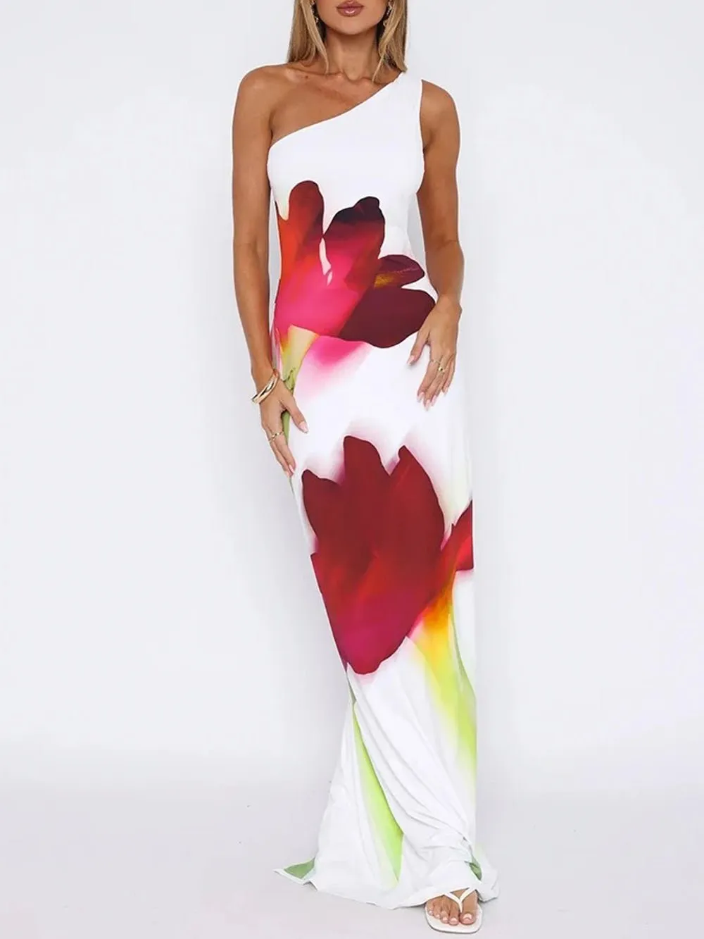 Shakira Backless Bodycon Maxi Dress