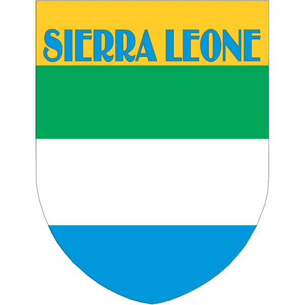 Sierra Leone Flag Shield Style