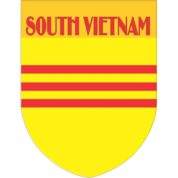 South Vietnam Flag Shield Style