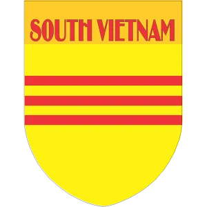 South Vietnam Flag Shield Style