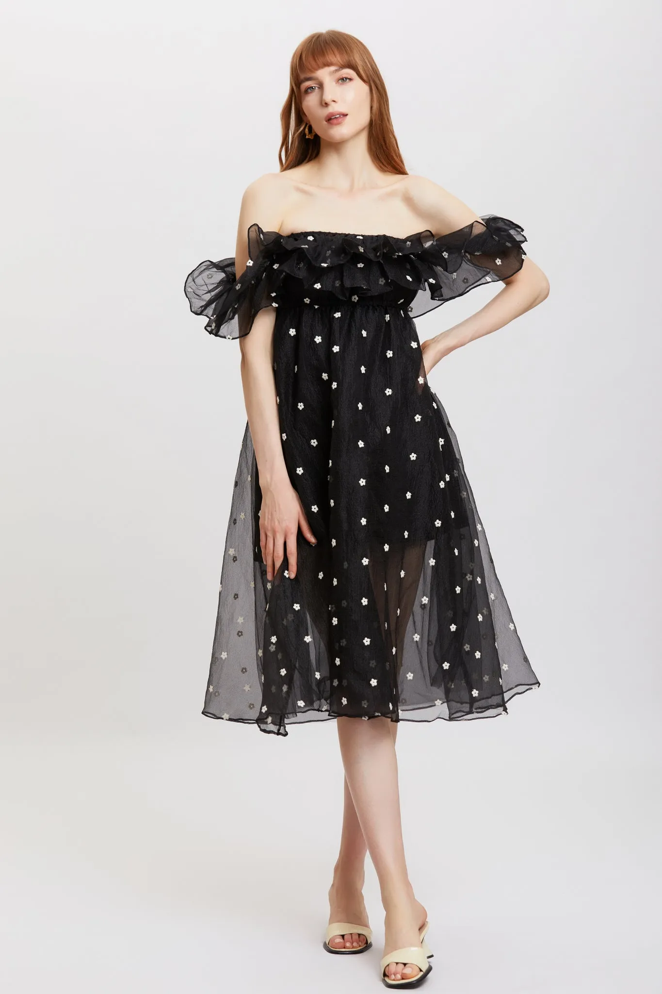 ST | Jasminum Ruffle Organza Dress