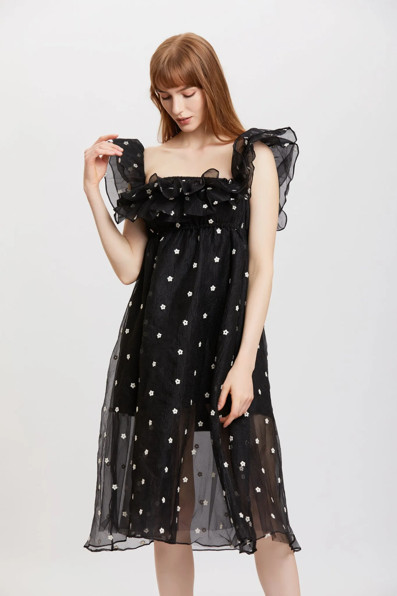 ST | Jasminum Ruffle Organza Dress