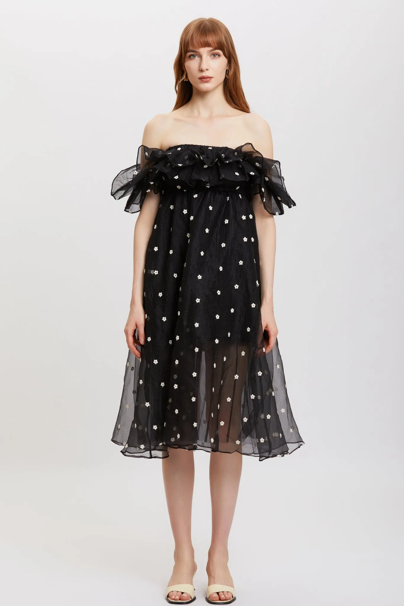 ST | Jasminum Ruffle Organza Dress