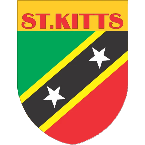 St. Kitts Flag Shield Style