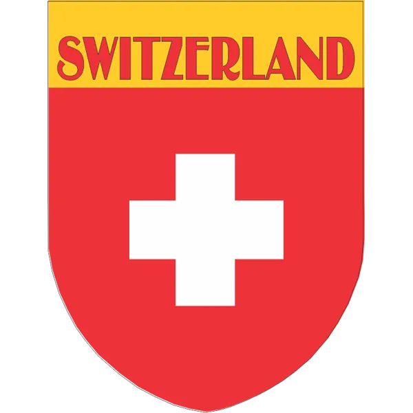 Switzerland Flag Shield Style